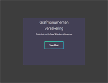 Tablet Screenshot of grafmonumentenverzekering.nl